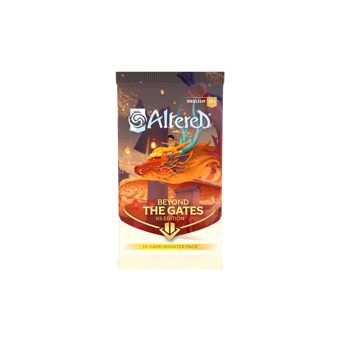 Altered TCG: Beyond the Gates Kickstarter Booster Display